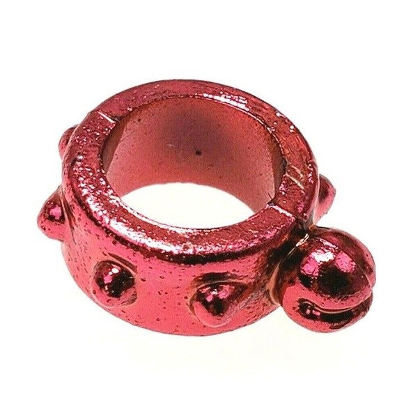 Monster High - Catty Noir - 13 Wishes - Red Metallic Ball Bell Bracelet Only - Picture 1 of 2